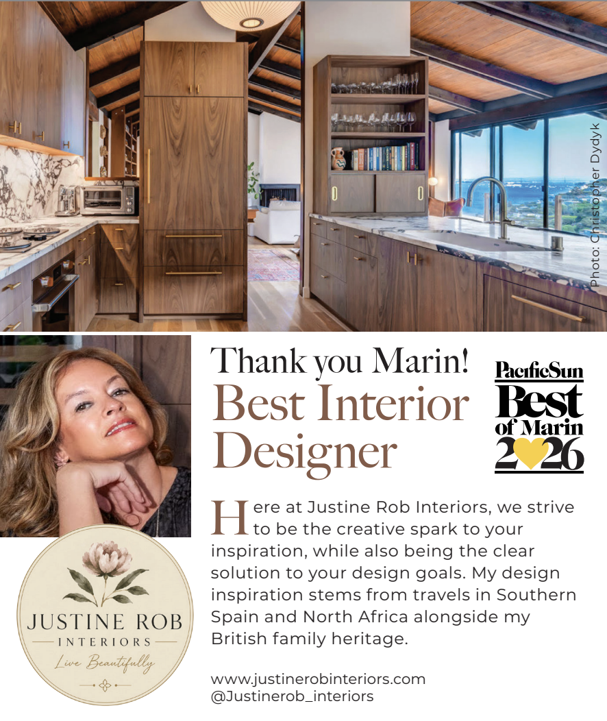 Pacific Sun Best of Marin 2026 - Best Interior Designer